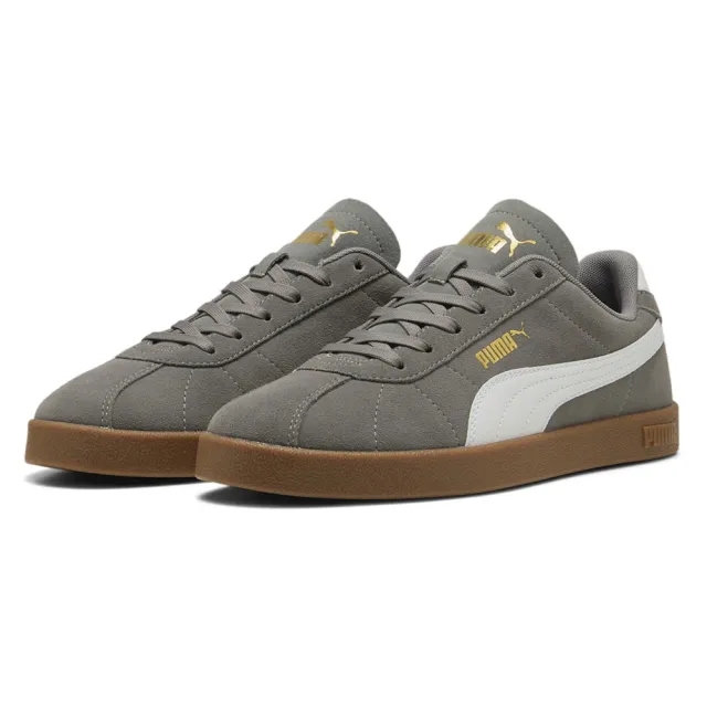 PUMA Club II Suede Sneakers Unisex, Cast Iron/White