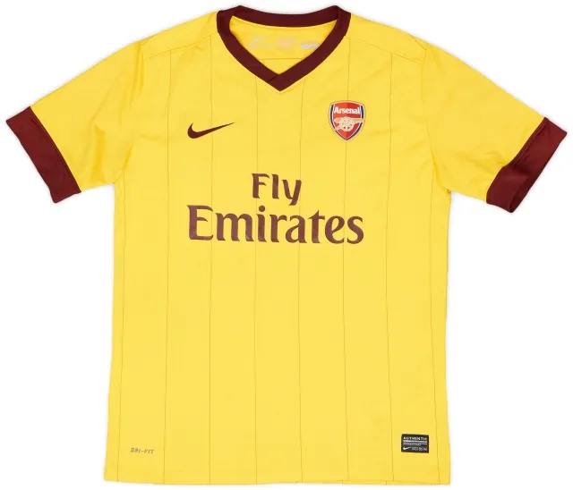 Nike 2010-13 Arsenal Away Shirt - 6/10 - (L.Boys)