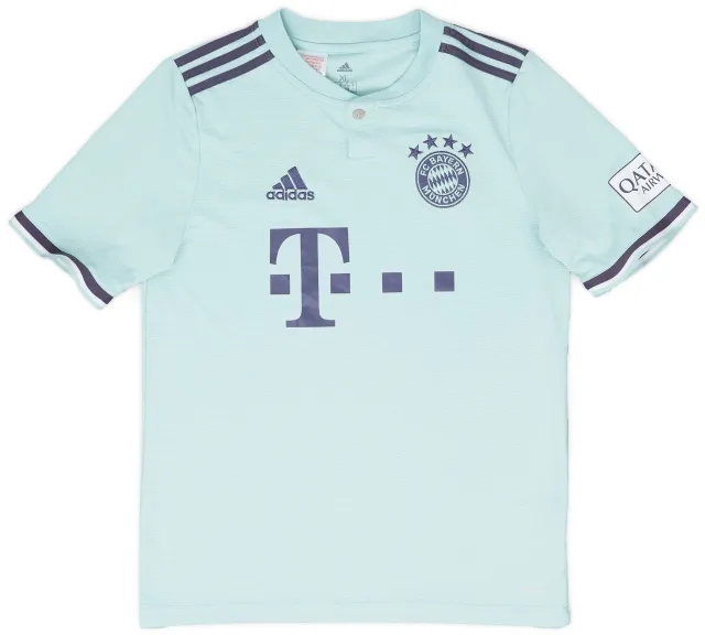 adidas 2018-19 Bayern Munich Away Shirt - 9/10 - (XL.Boys)