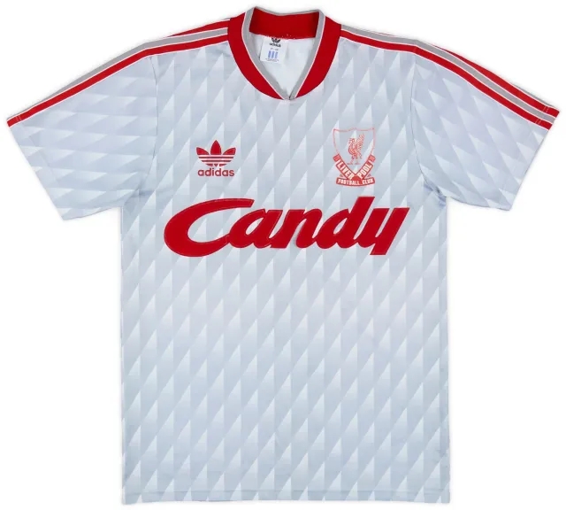 adidas 1989-91 Liverpool Away Shirt - 6/10 - (Y)