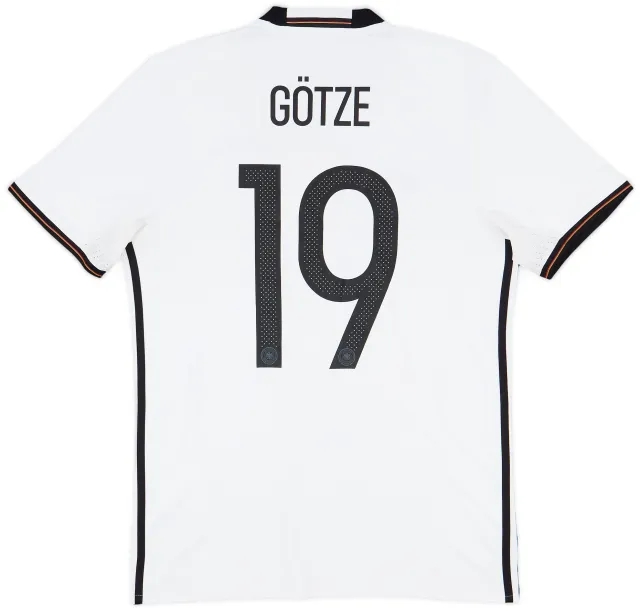 adidas 2015-16 Germany Home Shirt Gotze #19 - 6/10 - (M)