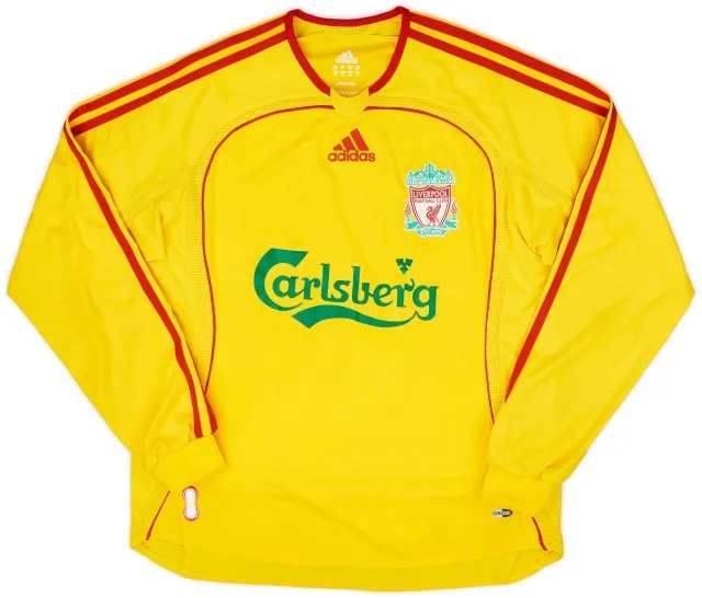 adidas 2006-07 Liverpool Away L/S Shirt - 7/10 - (L.Boys)
