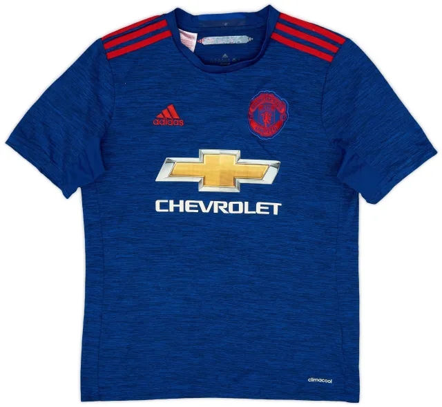 adidas 2016-17 Manchester United Away Shirt - 8/10 - (XL.Boys)