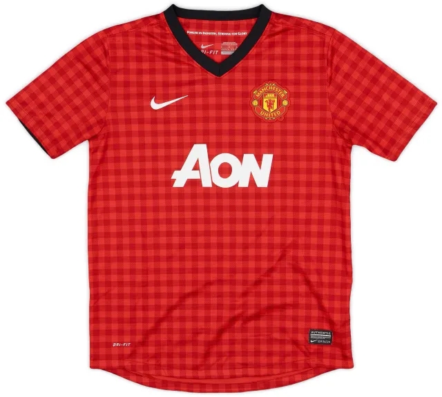 Nike 2012-13 Manchester United Home Shirt - 8/10 - (L.Boys)