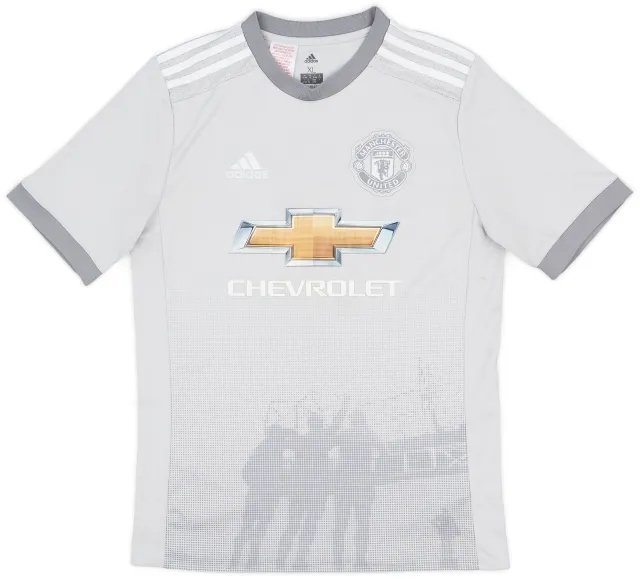adidas 2017-18 Manchester United Third Shirt - 8/10 - (XL.Boys)
