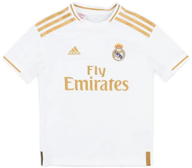 adidas 2019-20 Real Madrid Home Shirt - 9/10 - (S.Boys)