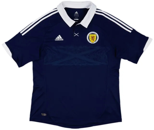 adidas 2011-13 Scotland Home Shirt - 7/10 - (XL)