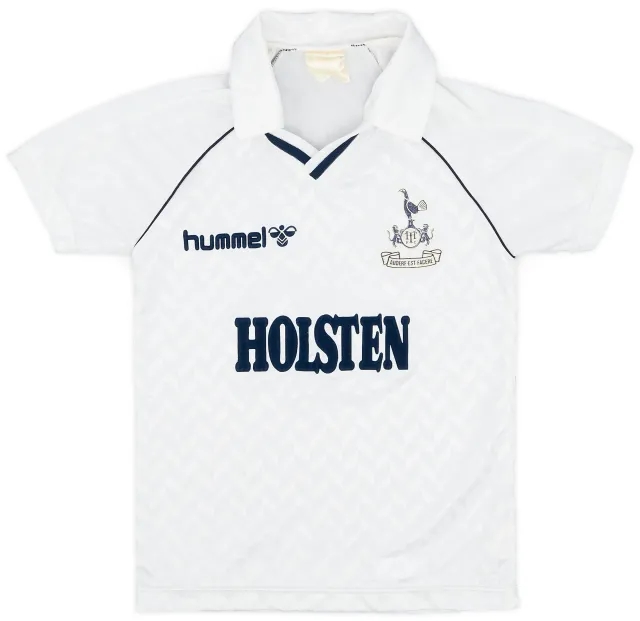 Hummel 1987-89 Tottenham Home Shirt - 8/10 - (M.Boys)