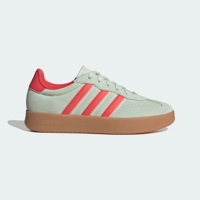 adidas Women's Barreda Trainers - Linen Green/Semi Lucid Red/Wonder White -  Size: UK 8