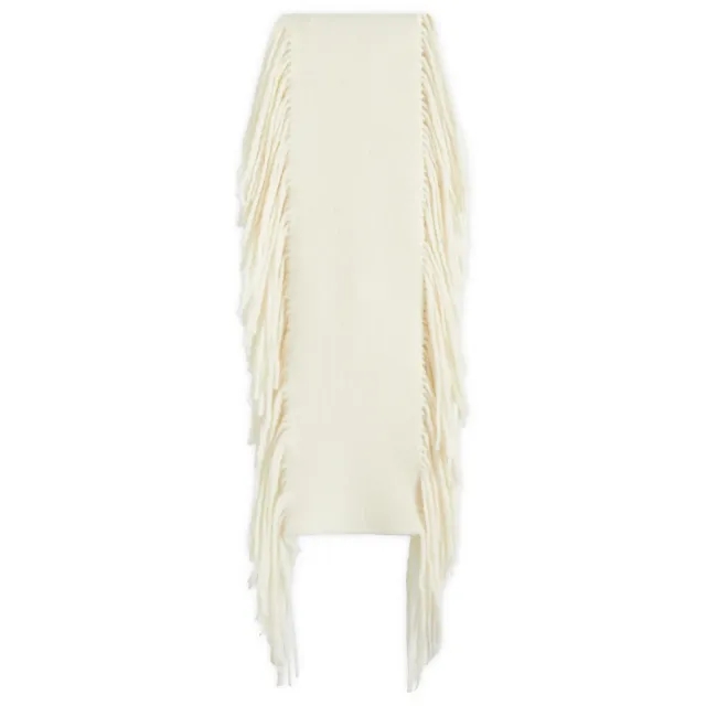 Holzweiler Women's Tassel Scarf Ecru