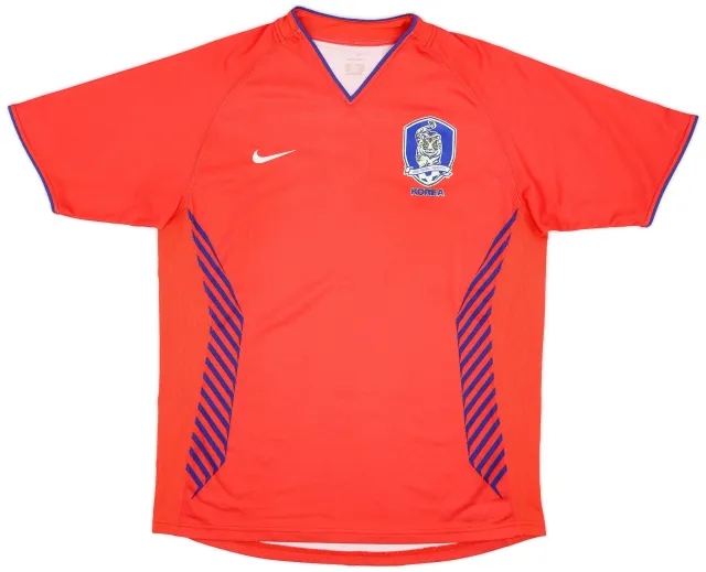 Nike 2006-08 South Korea Home Shirt Ji Sung #7 - 8/10 - (L)