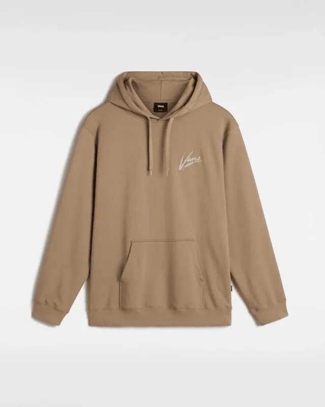 Vans - Dettori Loose Pullover Hoodie, Man, Brown