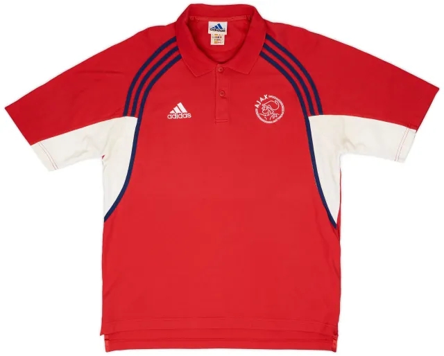 2000-01 Ajax adidas Polo Shirt - 8/10 - (L/XL)