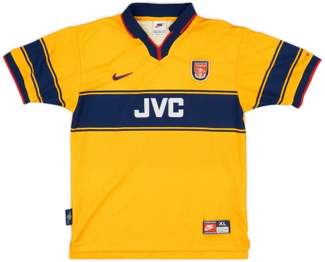 Nike 1997-99 Arsenal Away Shirt - 8/10 - (XL.Boys)