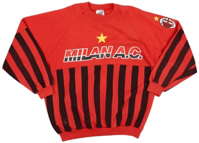 Hoodies/Sweat Tops 1990-91 AC Milan Le Felpe dei Grandi Club Sweat Top - 6/10 - (L)