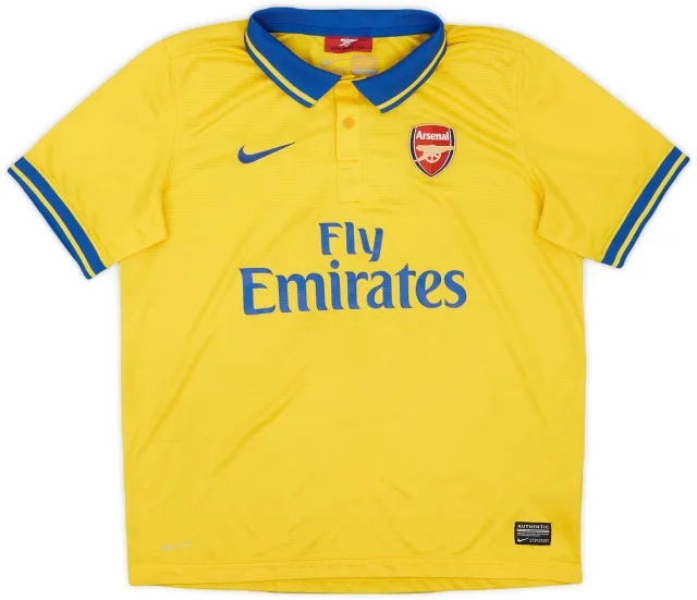 Nike 2013-14 Arsenal Away Shirt - 8/10 - (XL.Boys)