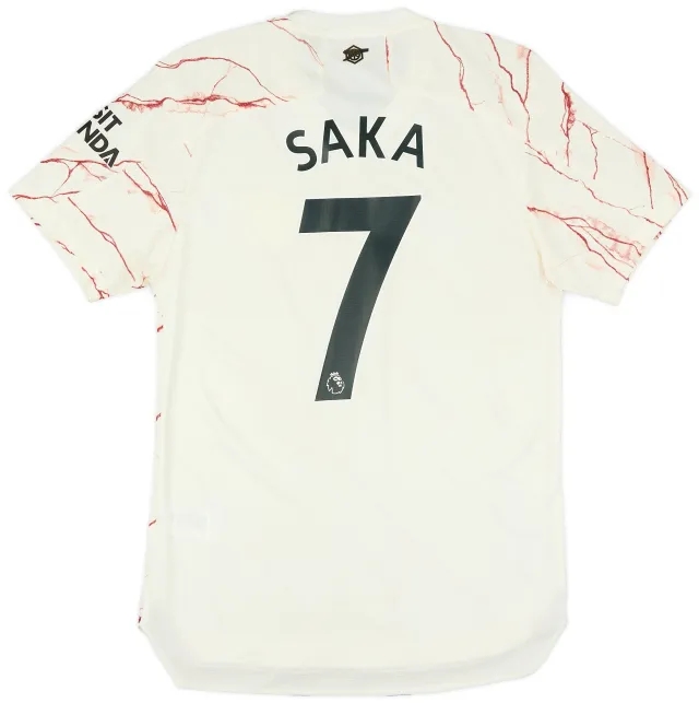 adidas 2020-21 Arsenal Player Issue Away Shirt Saka #7 - 6/10 - (S)
