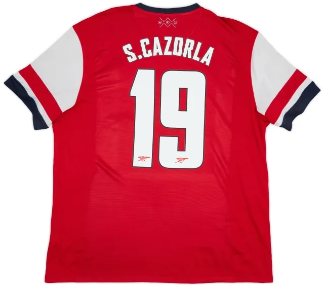 Nike 2012-14 Arsenal Home Shirt S.Cazorla #19 - 6/10 - (XXL)