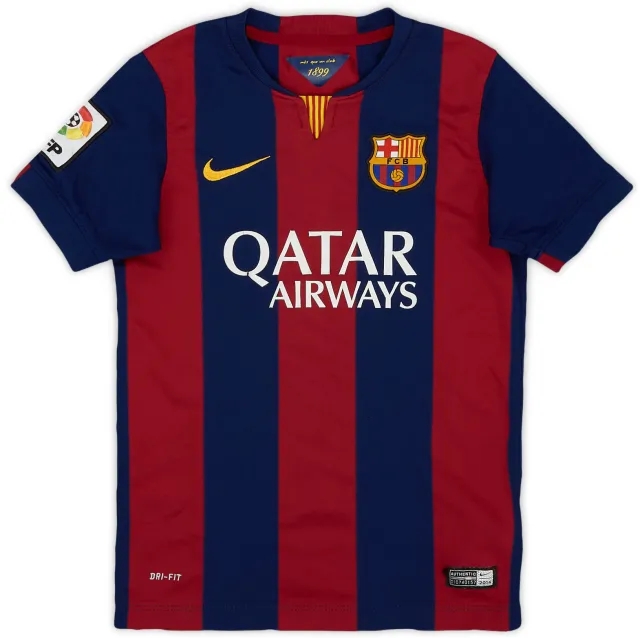 Nike 2014-15 Barcelona Home Shirt - 7/10 - (S.Boys)