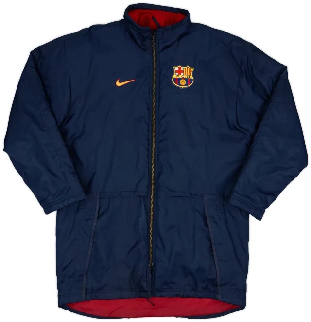 1998-99 Barcelona Nike Padded Bench Coat - 5/10 - (S)