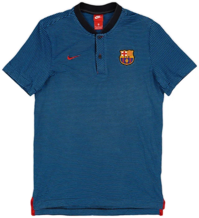 2017-18 Barcelona Nike Polo Shirt - 8/10 - (M)