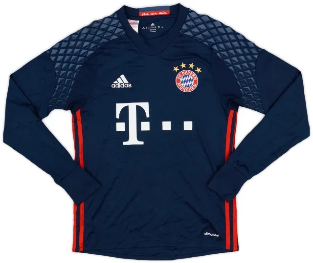 adidas 2016-17 Bayern Munich GK Shirt - 8/10 - (L.Boys)