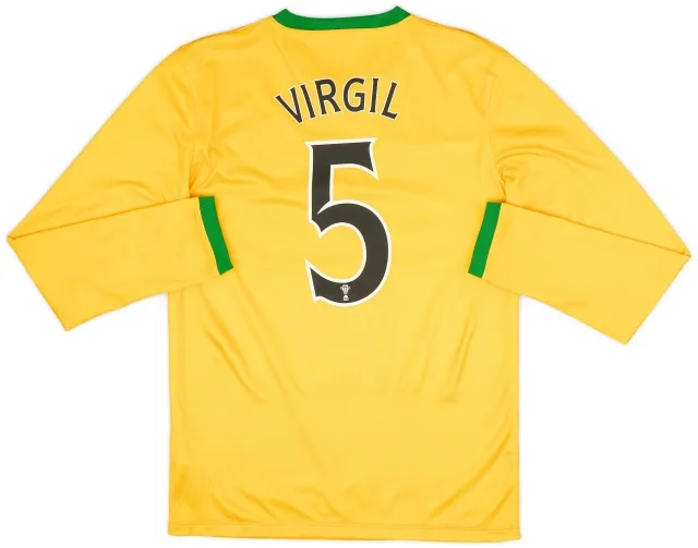 Nike 2013-14 Celtic Away L/S Shirt Virgil #5 - 9/10 - (S)