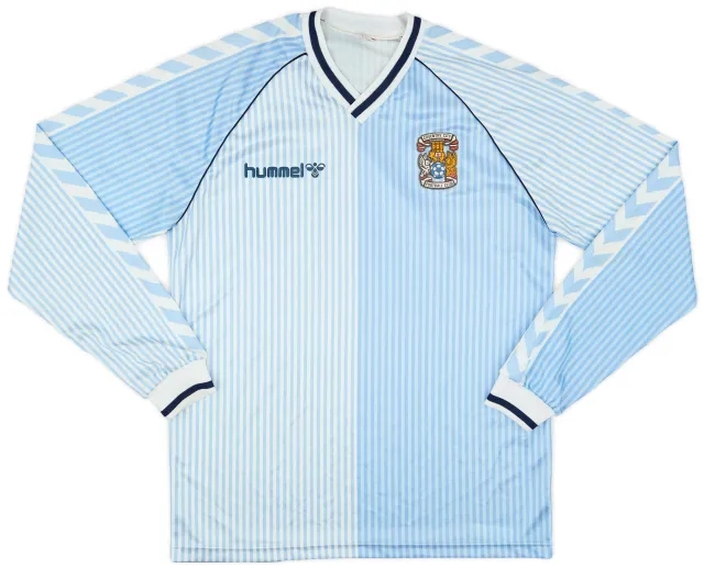 Hummel 1987-89 Coventry Home L/S Shirt - 8/10 - (L)