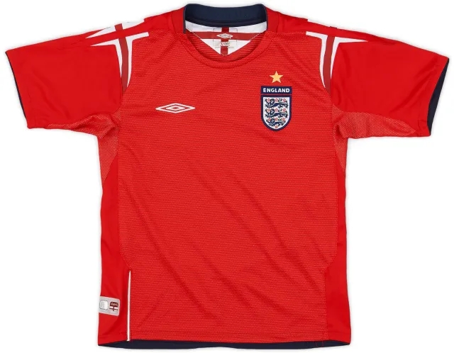 Umbro 2004-06 England Away Shirt - 8/10 - (S.Boys)