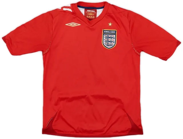 Umbro 2006-08 England Away Shirt - 6/10 - (M.Boys)