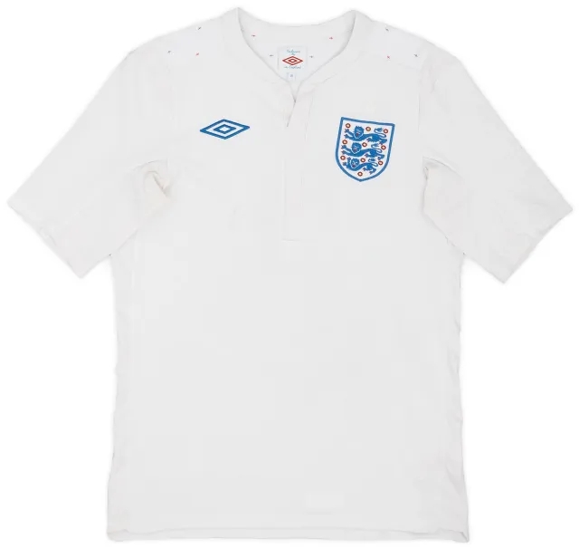 Umbro 2010-11 England Home Shirt - 6/10 - (S)