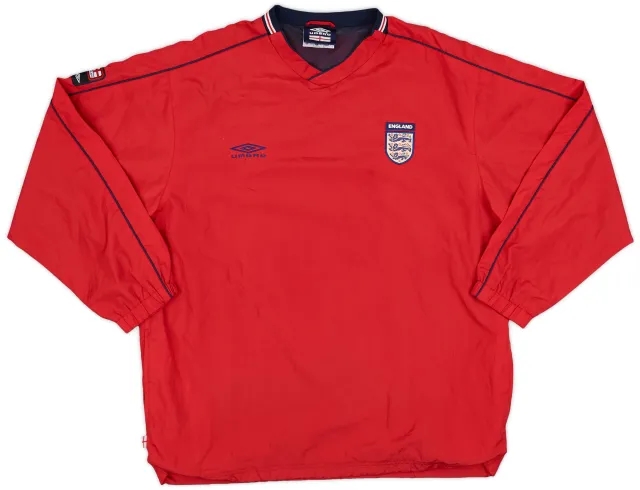 2002-04 England Umbro Drill Top - 8/10 - (M)