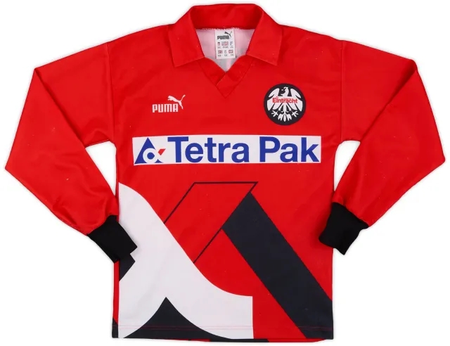 Puma 1993-94 Eintracht Frankfurt Home L/S Shirt - 7/10 - (XXS)