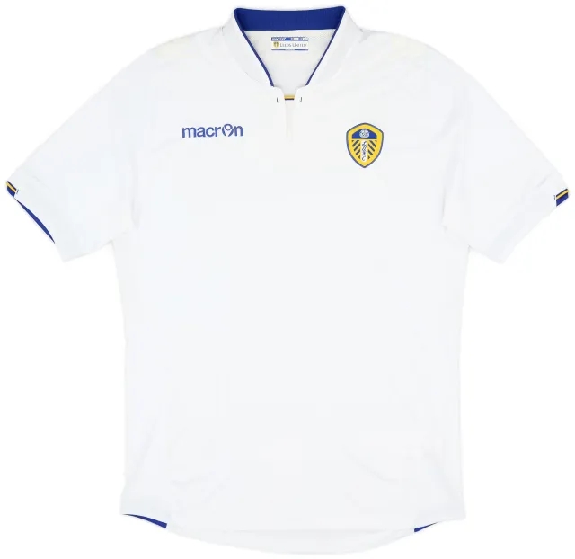 Macron 2014-15 Leeds United Home Shirt - 7/10 - (XXL)