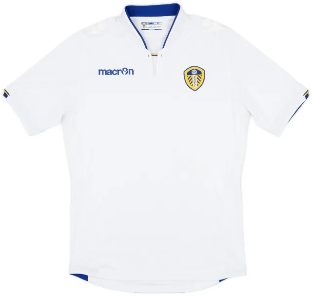 Macron 2014-15 Leeds United Home Shirt - 8/10 - (XL)