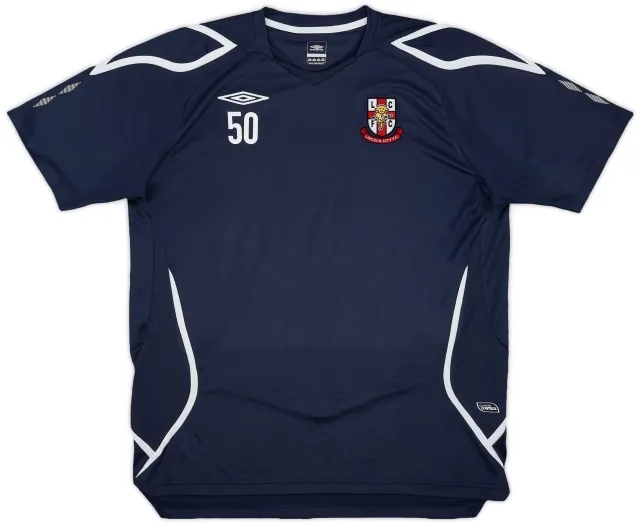 2007-08 Lincoln City Umbro Player Issue Training Shirt #50 - 9/10 - (XL)