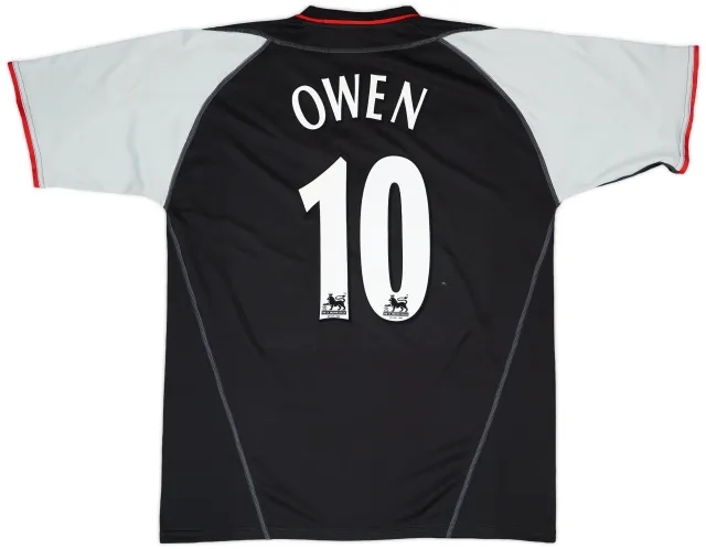 Reebok 2002-04 Liverpool Away Shirt Owen #10 - 5/10 - (XL)