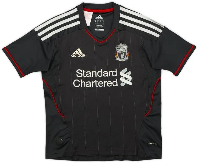 adidas 2011-12 Liverpool Away Shirt - 7/10 - (7-8 Years)