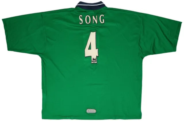 Reebok 1999-00 Liverpool Away Shirt Song #4 - 6/10 - (XXL)