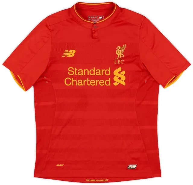 NewBalance 2016-17 Liverpool Home Shirt - 6/10 - (XL.Boys)