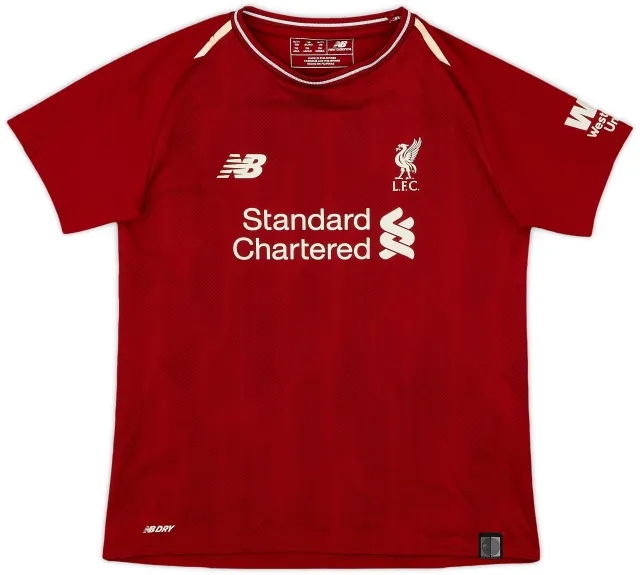 NewBalance 2018-19 Liverpool Home Shirt - 6/10 - (6-7 Years)