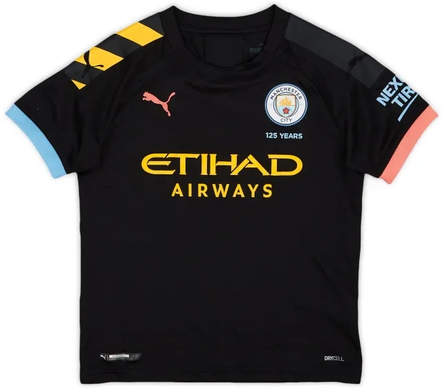 Puma 2019-20 Manchester City Away Shirt - 8/10 - (S.Boys)