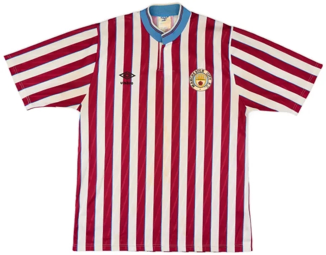 Umbro 1988-90 Manchester City Away Shirt - 6/10 - (M)