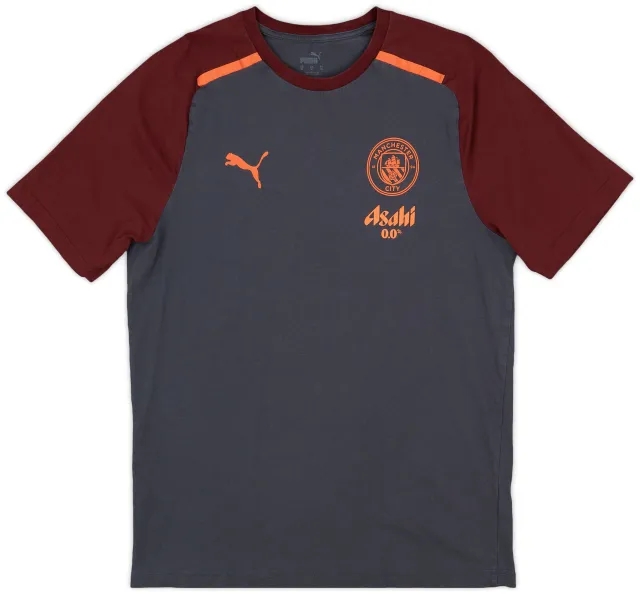 2023-24 Manchester City Puma Cotton Tee - 9/10 - (M)