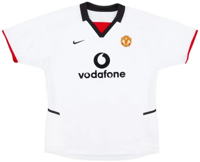 Nike 2002-03 Manchester United Away Shirt - 9/10 - (XL.Boys)