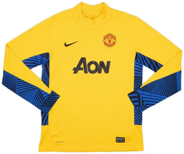 Nike 2011-12 Manchester United Away GK Shirt - 9/10 - (L.Boys)