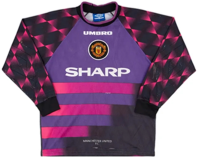 Umbro 1996-97 Manchester United GK Shirt - 5/10 - (Y)