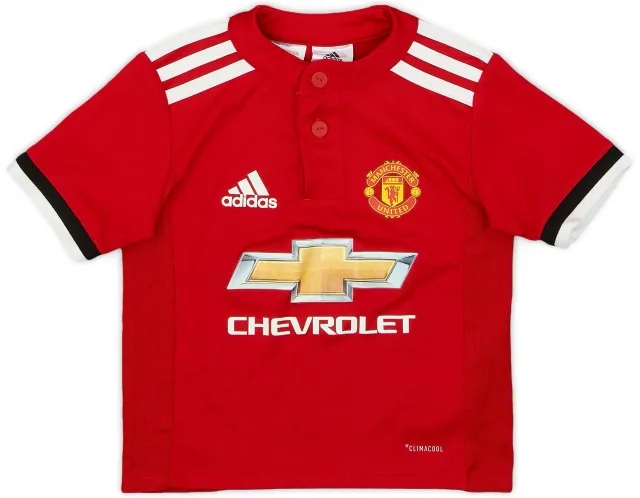 adidas 2017-18 Manchester United Home Shirt - 9/10 - (18-24 Months)