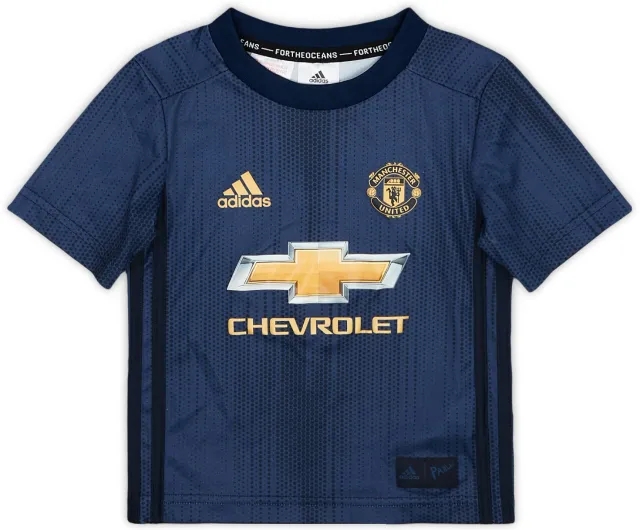 adidas 2018-19 Manchester United Third Shirt - 8/10 - (3-4 Years)