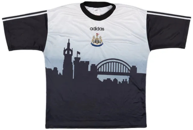 1996-97 Newcastle adidas Training Shirt - 9/10 - (M)